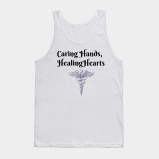 Caring Hands, Healing Hearts Tank Top